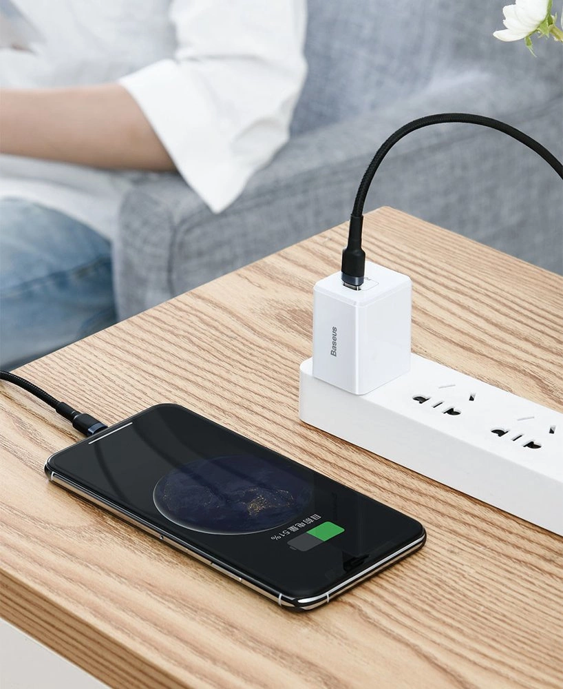 Baseus-CATLKLF-G1-–-Lightning-–-USB-C-–-PD-–-QC-–-18W-–-1m-kabel-–-fekete-szurke-6