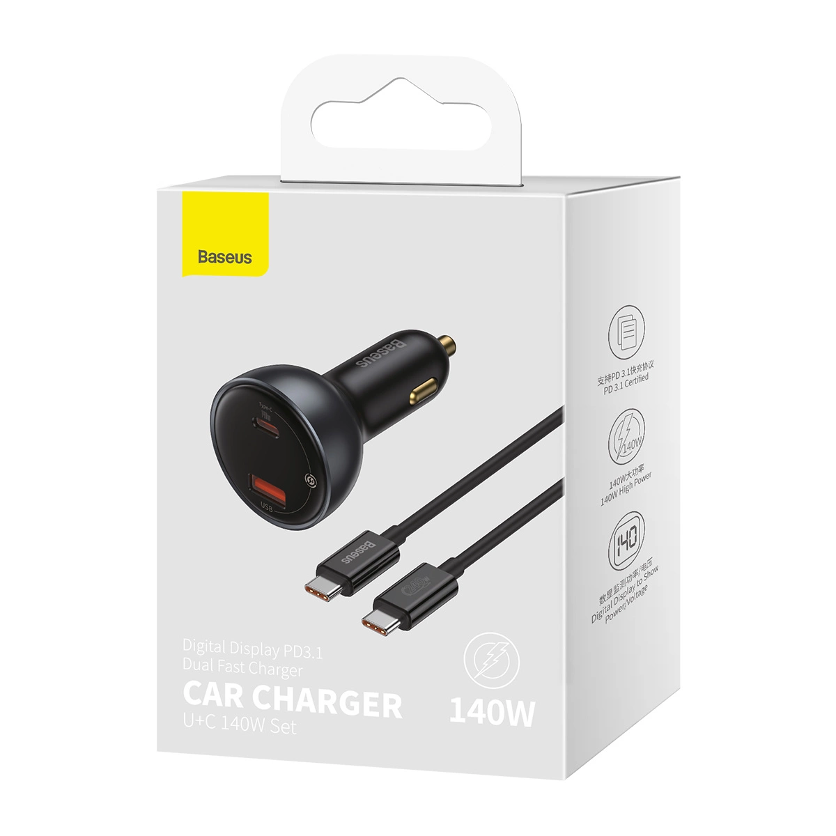 Baseus-CGZX070001-–-autos-tolto-1x-USB-A-1x-USB-C-140W-USB-C-kabel-1m-–-fekete-6