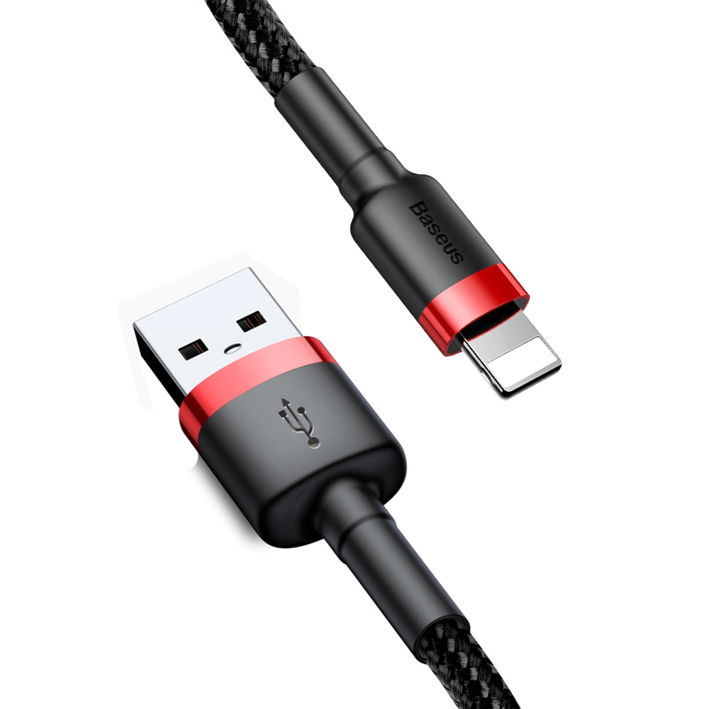 Baseus-Cafule-–-USB-A-Lightning-kabel-QC-3.0-2.4A-1m-–-fekete-piros-5