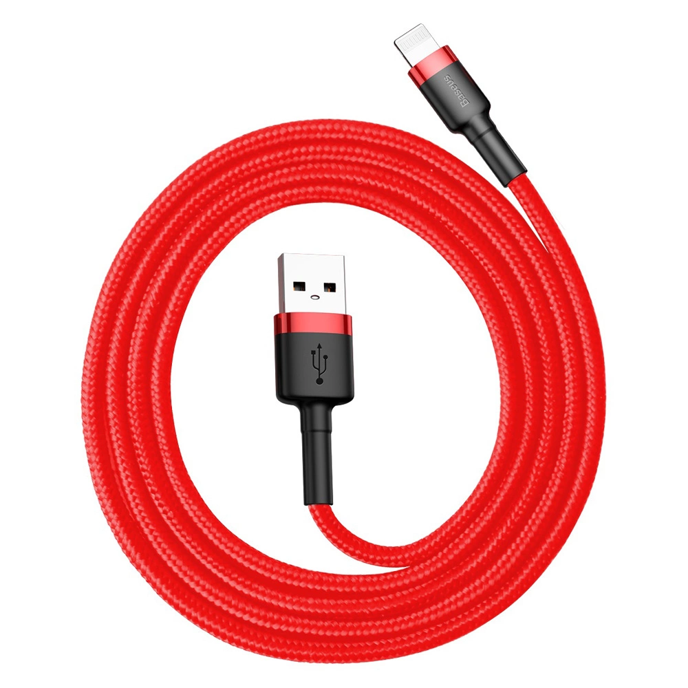 Baseus-Cafule-–-USB-A-Lightning-kabel-QC-3.0-2.4A-1m-–-piros-5