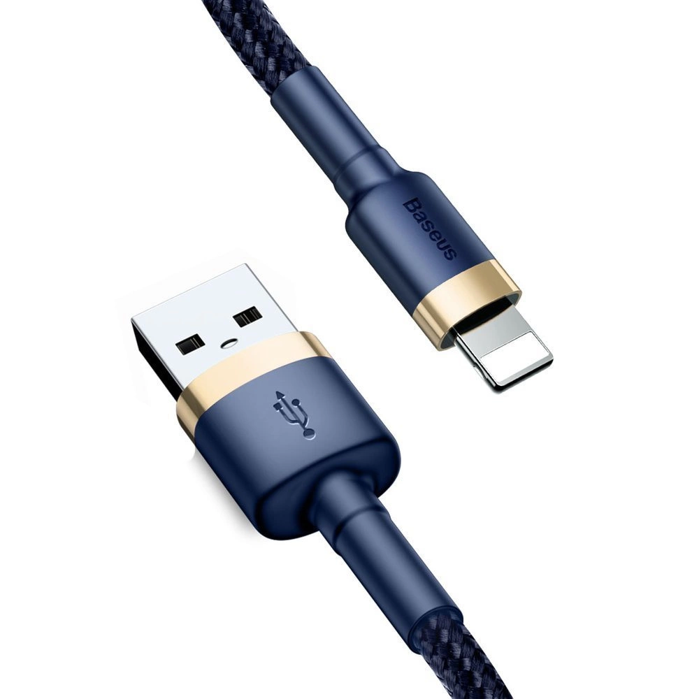Baseus-Cafule-–-USB-A-–-Lightning-kabel-–-1.5A-QC-3.0-–-2m-–-kek-arany-1