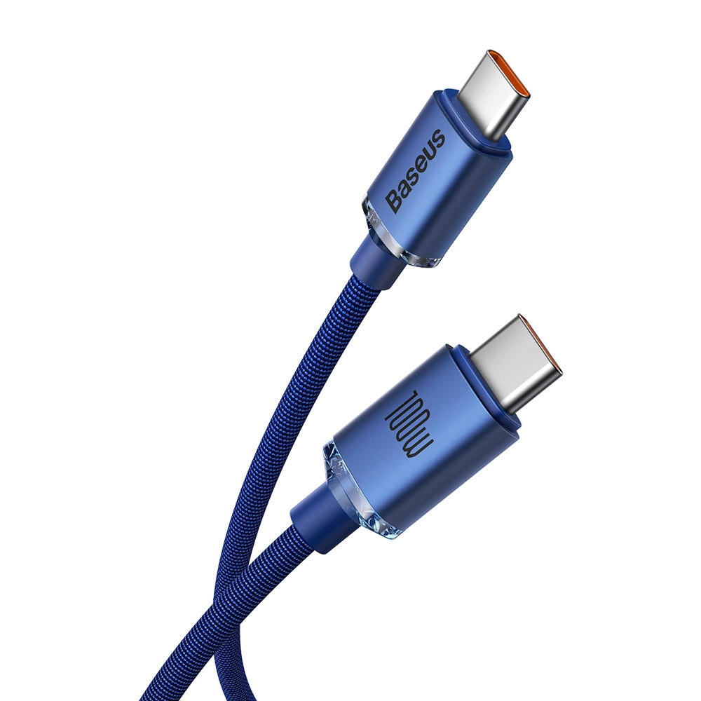 Baseus-Crystal-Shine-CAJY000603-–-USB-C-–-USB-C-kabel-–-PD-100W-–-5A-–-480Mbs-–-1.2m-–-kek-1