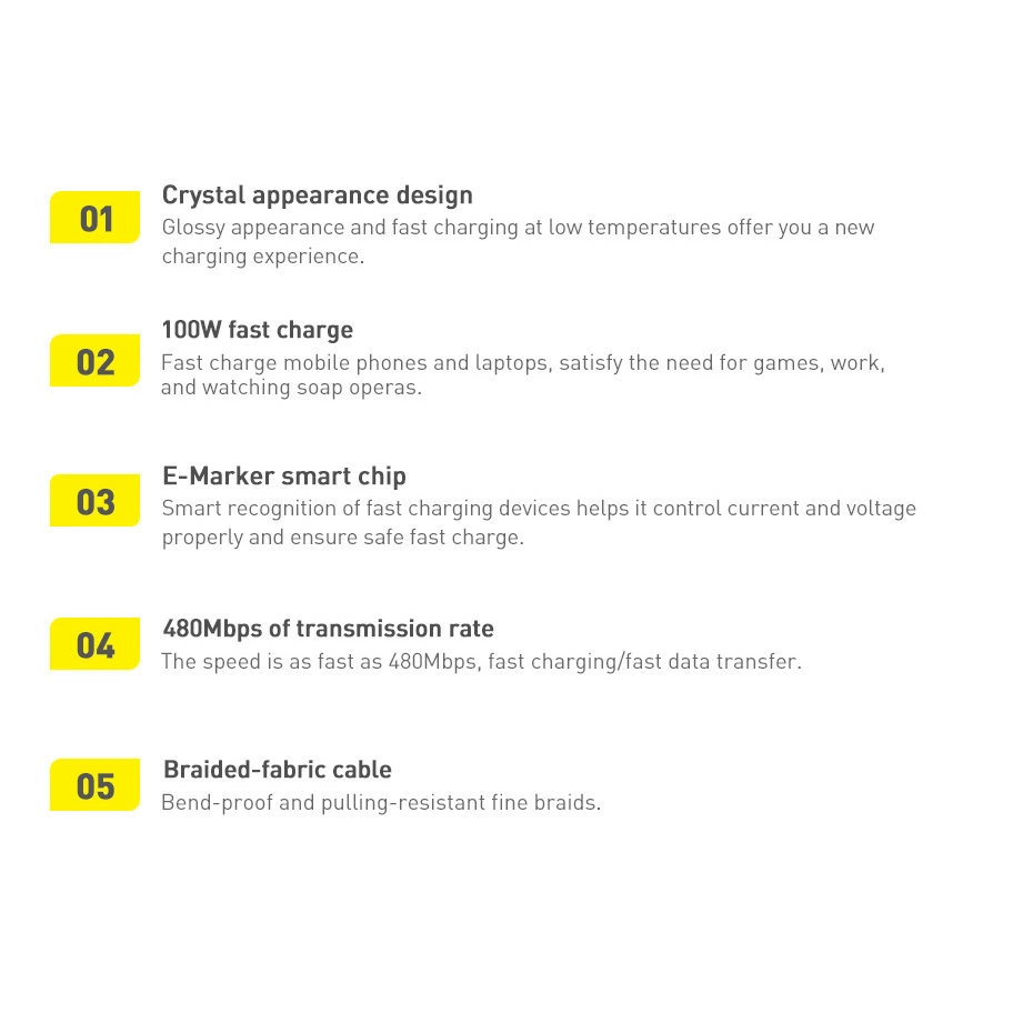 Baseus-Crystal-Shine-CAJY000701-–-USB-C-–-USB-C-kabel-–-PD-100W-–-5A-–-480Mbs-–-2m-–-fekete-16
