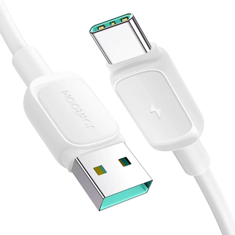 Joyroom Multi-Color Series A14 – USB-A – USB-C kábel – 3A – 1.2m – fehér