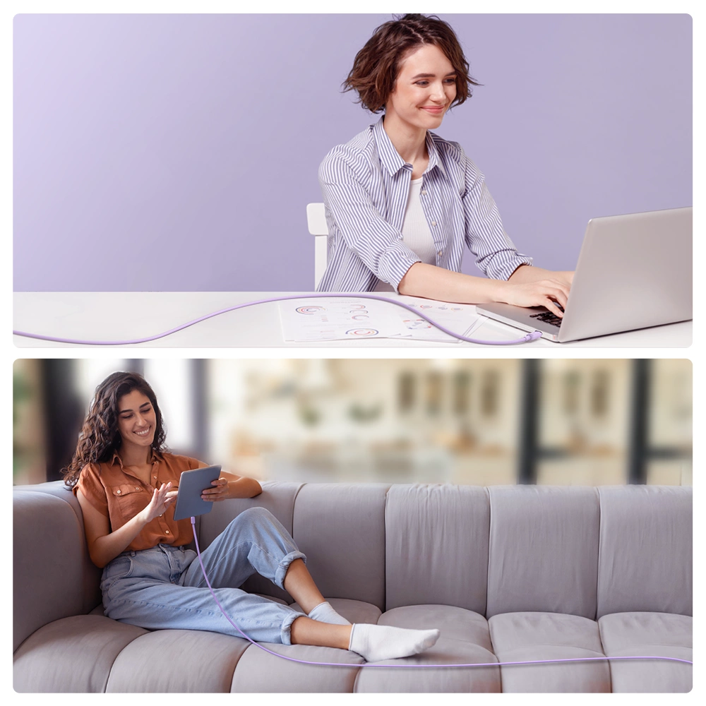 Joyroom-Multi-Color-Series-A14-–-USB-C-–-Lightning-kabel-–-20W-–-1.2m-–-lila-3