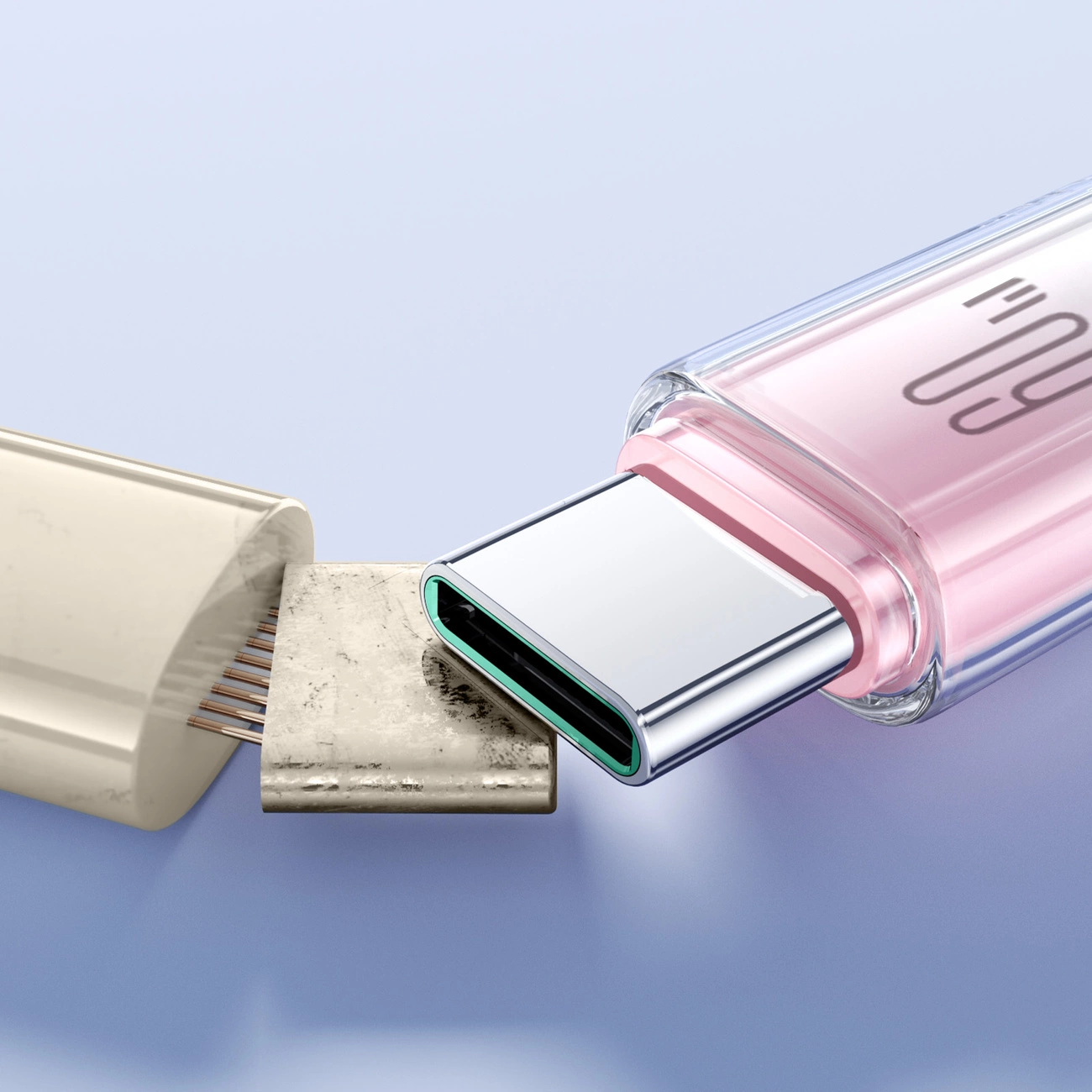 Joyroom-S-A42-Crystal-Clear-Series-–-USB-C-–-USB-C-kabel-–-60W-–-1.2m-–-feher-13