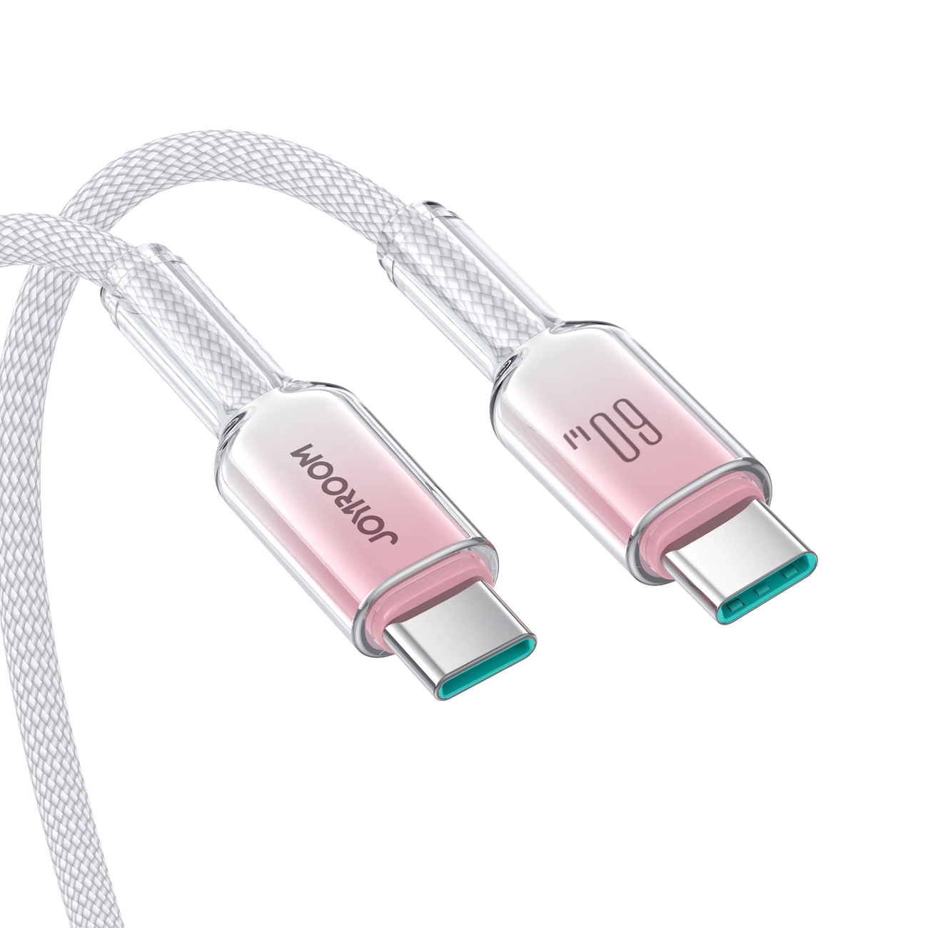 Joyroom-S-A42-Crystal-Clear-Series-–-USB-C-–-USB-C-kabel-–-60W-–-1.2m-–-feher-6