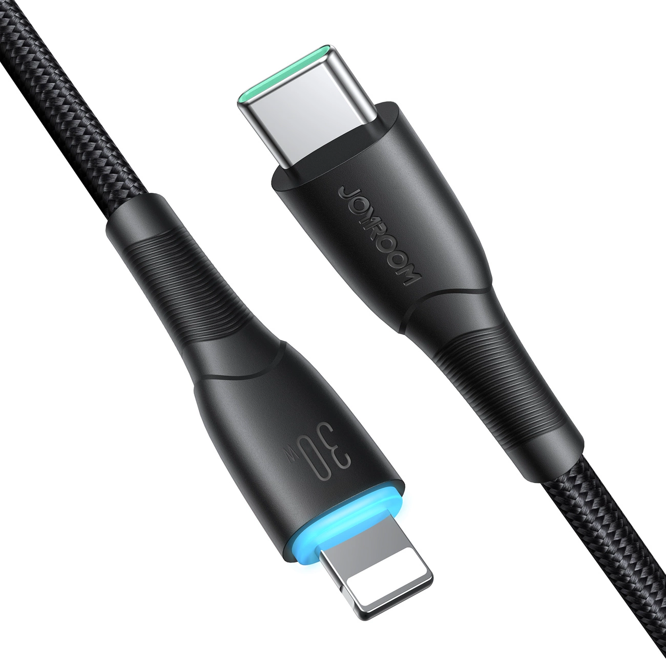 Joyroom-Starry-Series-SA32-CL3-–-USB-C-–-Lightning-kabel-–-30W-–-1m-–-fekete-2
