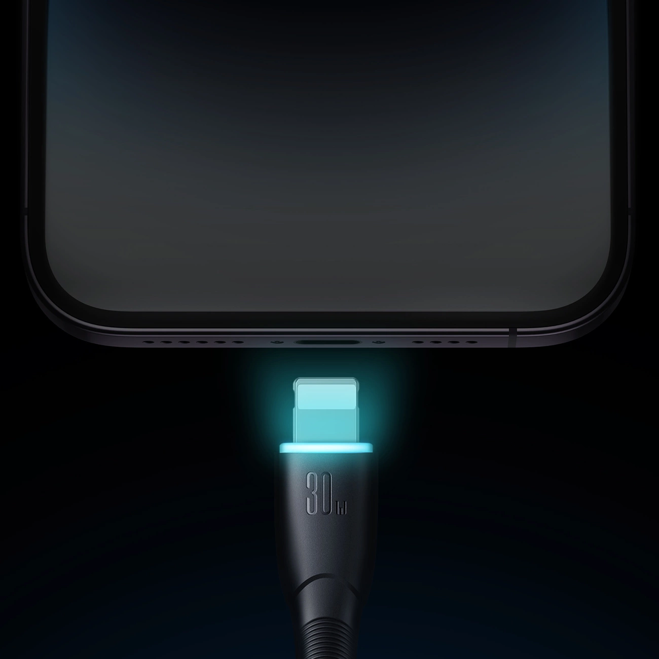 Joyroom-Starry-Series-SA32-CL3-–-USB-C-–-Lightning-kabel-–-30W-–-1m-–-fekete-9