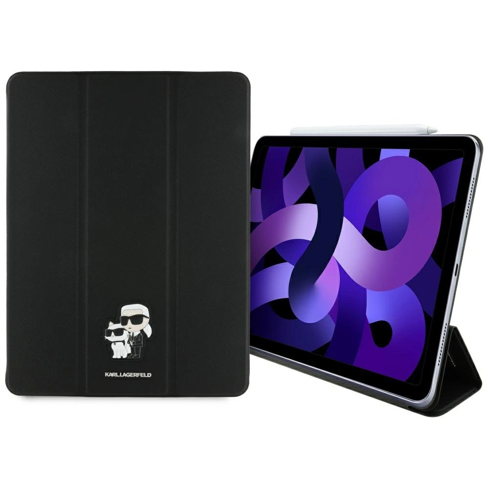 Karl Lagerfeld Saffiano Magnetic Karl & Choupette iPad tok - iPad Air 13" 2024 (1 gen.) - fekete Karl Lagerfeld Saffiano Magnetic Karl & Choupette iPad tok - iPad Air 13" 2024 (1 gen.) - fekete