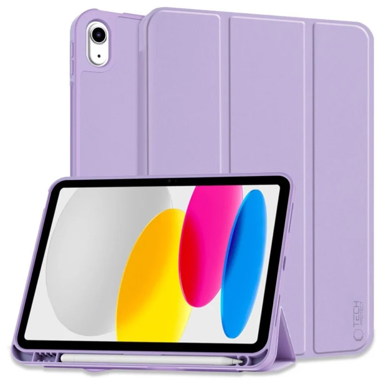 Tech-Protect SC Pen iPad tok + billentyűzet - iPad 10.9" 2022 (10 gen.) - rózsaszín