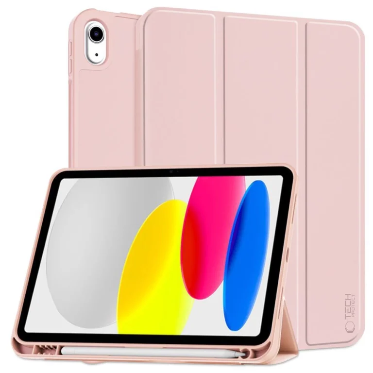Tech-Protect SC Pen iPad tok - iPad 10.9" 2022 (10 gen.) - rózsaszín