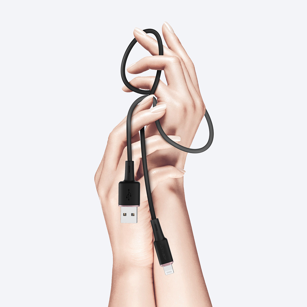 Acefast-MFi-USB-Lightning-kabel-1.2-m-2.4A-–-fekete-C2-02-11