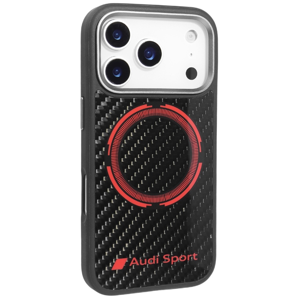 Audi-RSQ-Carbon-Fiber-Sport-Red-Circle-MagSafe-telefontok-feketepiros-iPhone-17-Pro-1