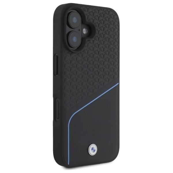 BMW-Sign-Leather-Textured-and-Line-MagSafe-telefontok-fekete-iPhone-16-3