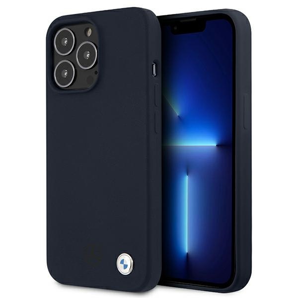 BMW Silicone Signature telefontok kék - iPhone 13 Pro Max
