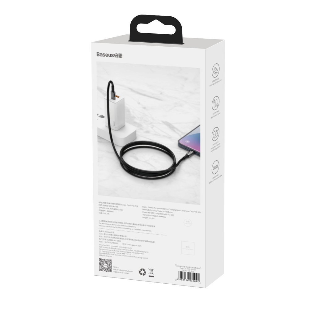 Baseus-A01-Lightning-USB-C-PD-20W-kabel-2-m-–-fekete-5