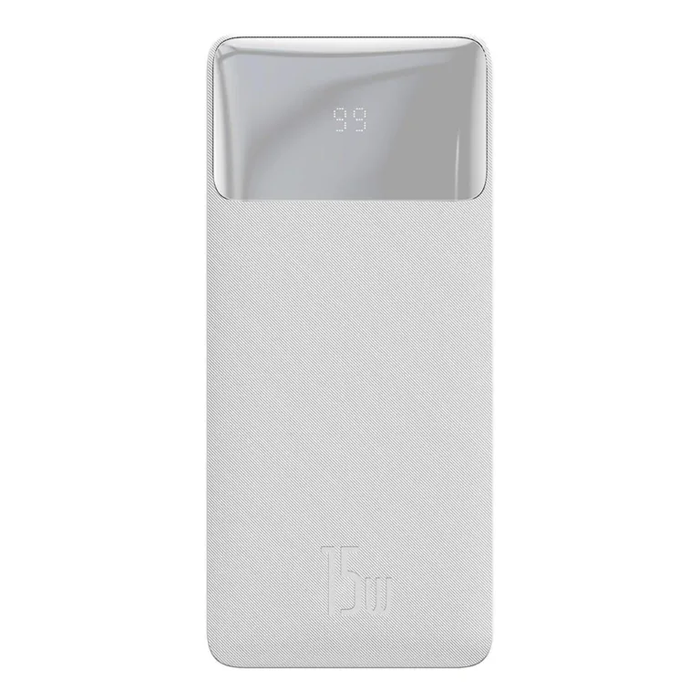 Baseus Bipow powerbank kijelzővel 30 000 mAh 15 W + USB-A – Micro USB 0