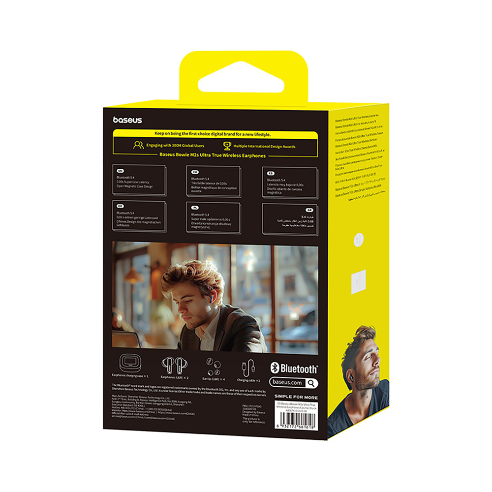 Baseus-Bowie-M2s-Ultra-TWS-vezetek-nelkuli-fulhallgato-interaktiv-kijelzovel-–-fekete-7