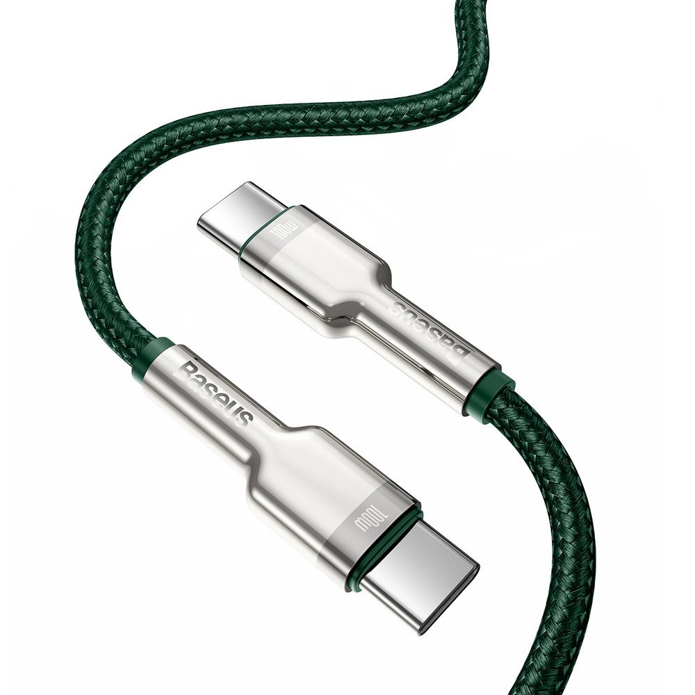 Baseus-Cafule-Series-Metal-USB-C-USB-C-PD-QC-SCP-kabel-100W-5A-2-m-–-zold-2