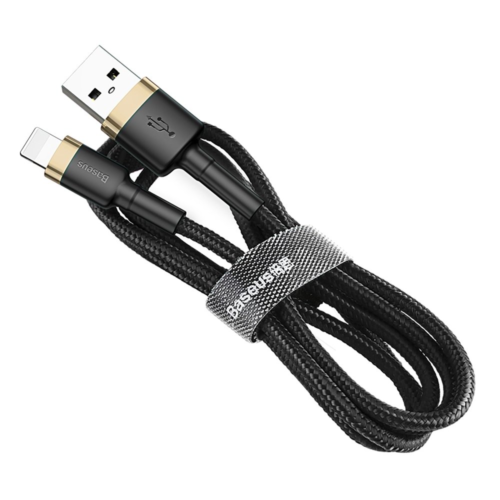 Baseus-Cafule-USB-A-Lightning-kabel-2A-QC-3.0-3-m-–-fekete-arany-4