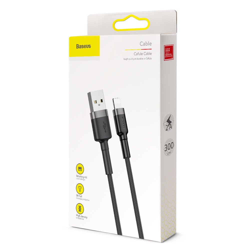 Baseus-Cafule-USB-A-Lightning-kabel-2A-QC-3.0-3-m-–-fekete-szurke-8