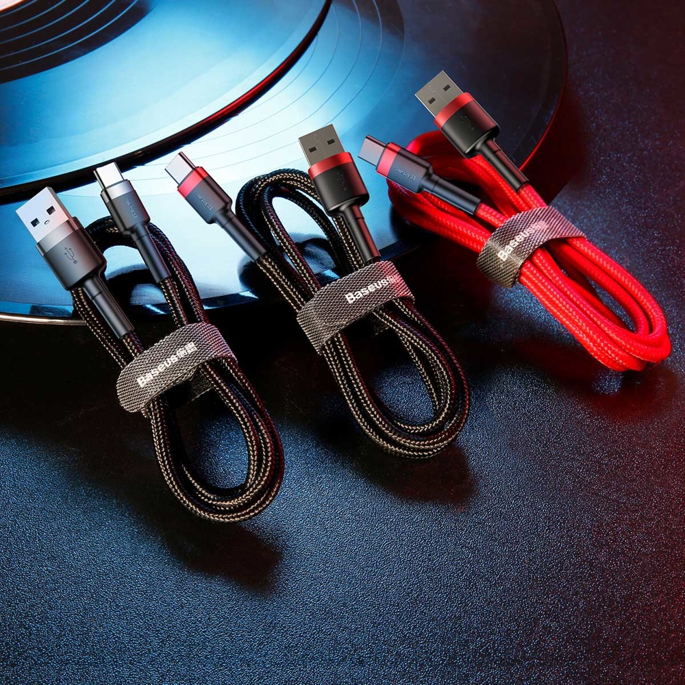 Baseus-Cafule-USB-A-USB-C-QC-3.0-kabel-2A-2-m-–-piros-5