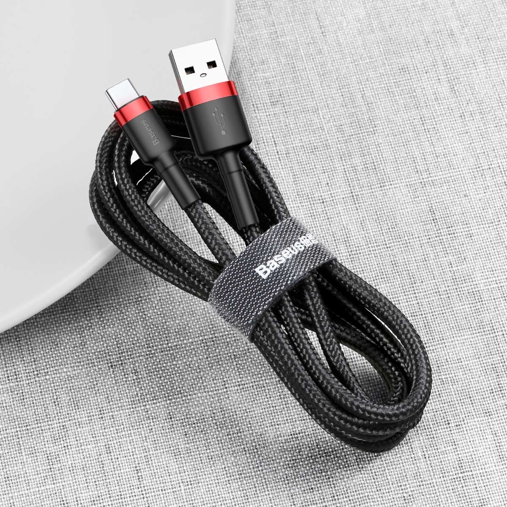 Baseus-Cafule-USB-A-USB-C-QC-3.0-kabel-3A-1-m-–-fekete-piros-2