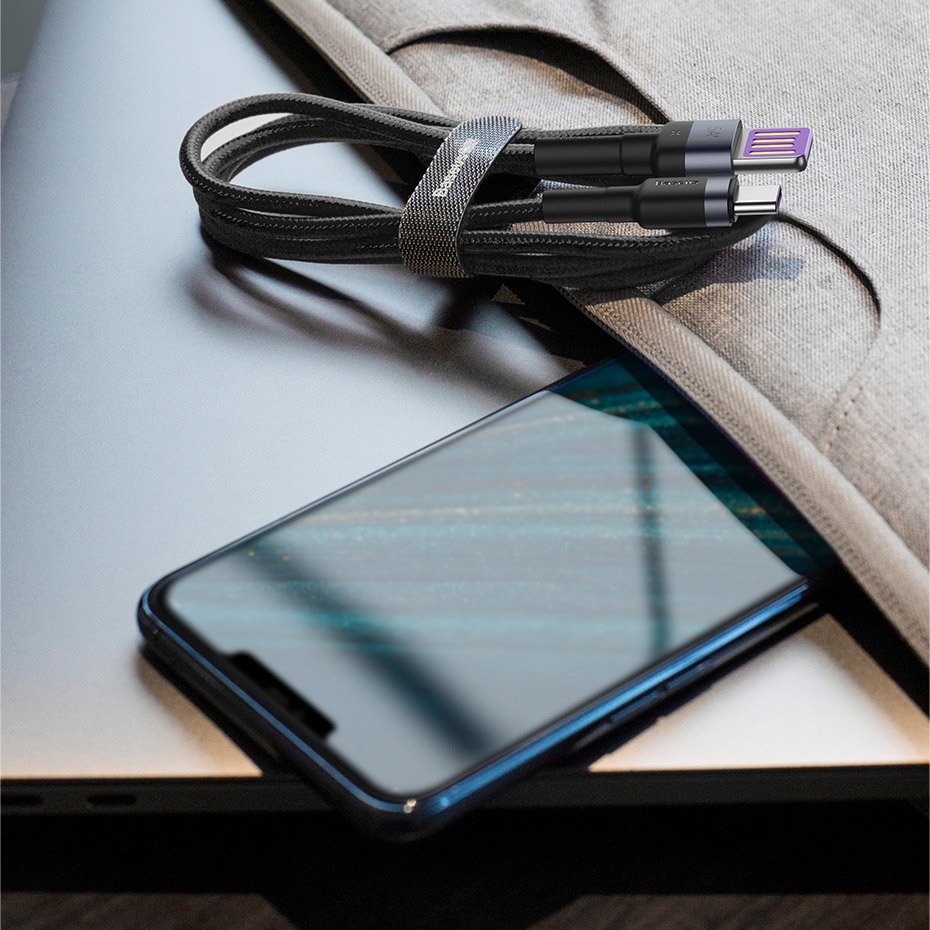 Baseus-Cafule-USB-C-SuperCharge-kabel-40W-Quick-Charge-3.0-1-m-–-szurke-fekete-PG1-18