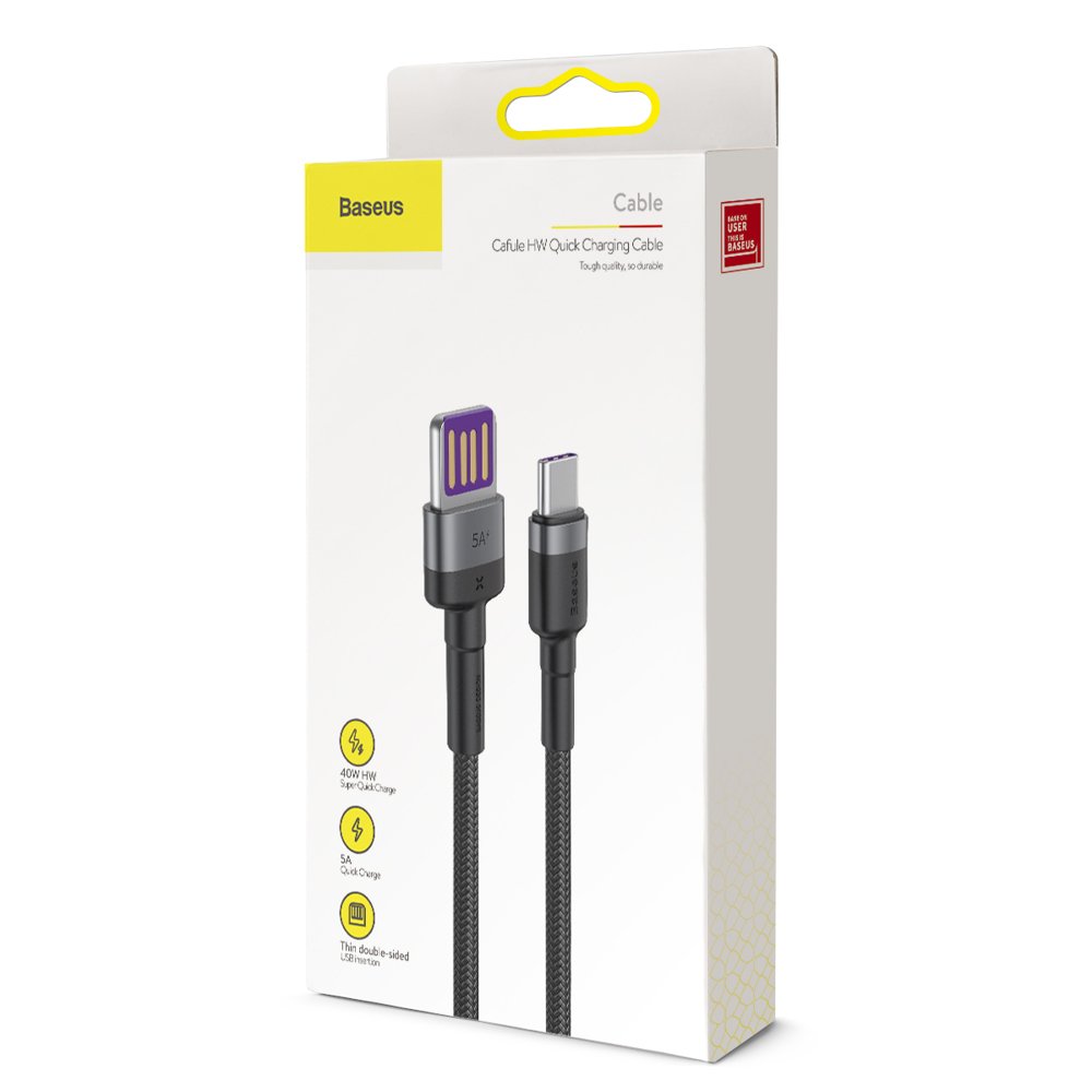 Baseus-Cafule-USB-C-SuperCharge-kabel-40W-Quick-Charge-3.0-1-m-–-szurke-fekete-PG1-22