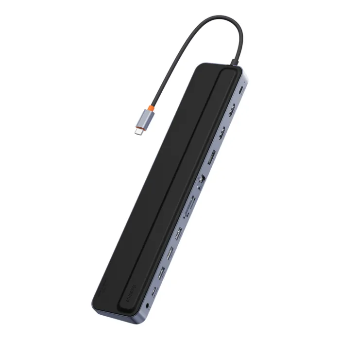 Baseus EliteJoy Gen2 univerzális 12-az-1-ben USB HUB 25 cm-es USB-C kábellel