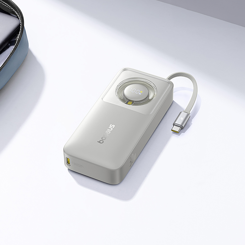 Baseus-Free2Pull-powerbank-10-000-mAh-30-W-USB-C-porttal-USB-C-kabellel-–-szurke-8