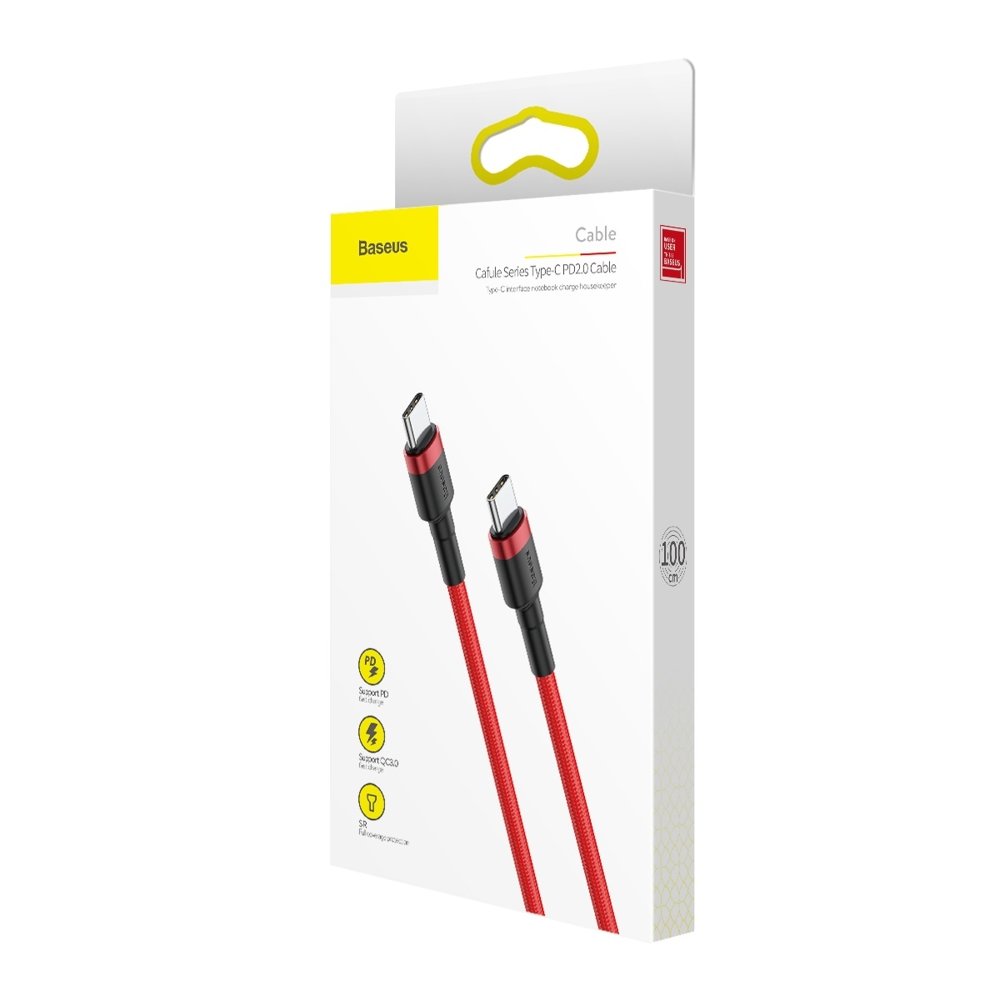 Baseus-G09-USB-C-USB-C-PD-QC-kabel-60W-3A-1-m-–-piros-11