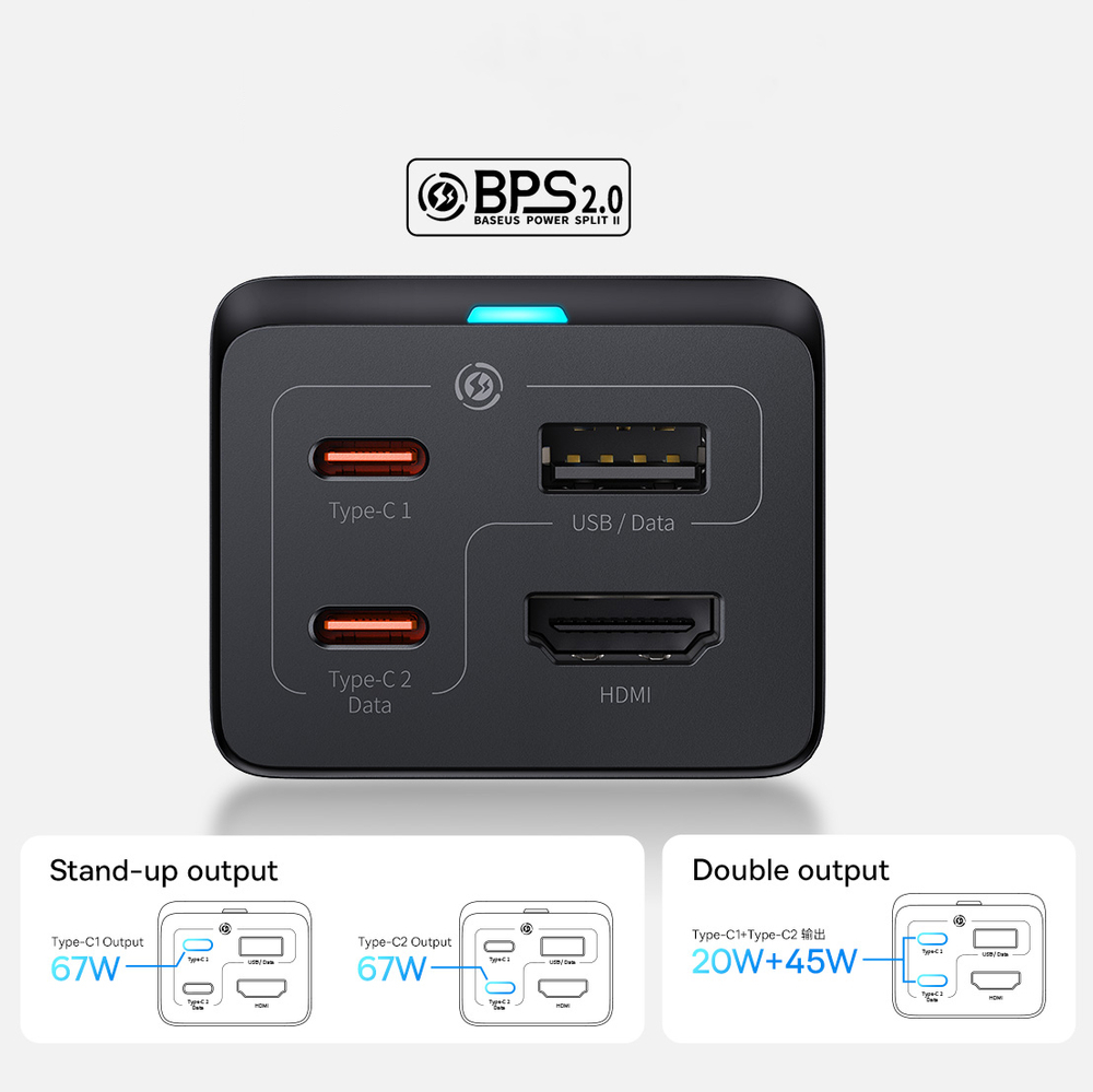 Baseus-GaN5-Pro-gyors-HUB-tolto-–-HDMI-2×-USB-C-USB-A-HDMI-4K-30-Hz-15-m-fekete-USB-C-–-USB-C-100-W-40-Gbs-USB4-kabel-11