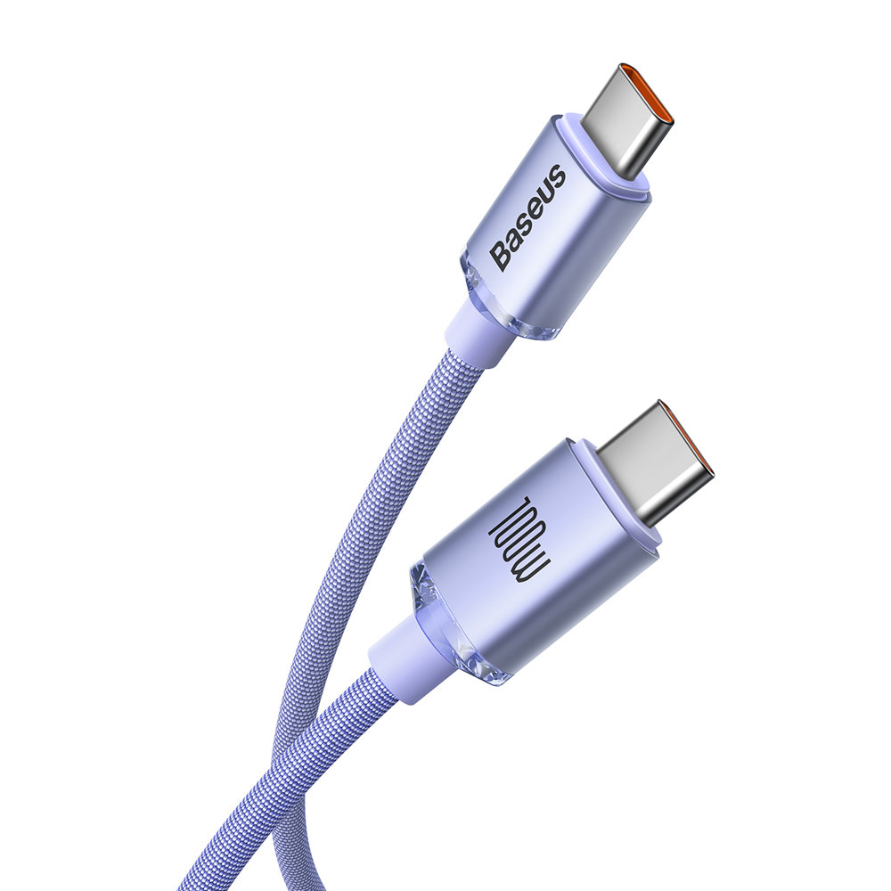 Baseus-USB-C-USB-C-PD-kabel-100W-5A-1.2-m-–-lila-1