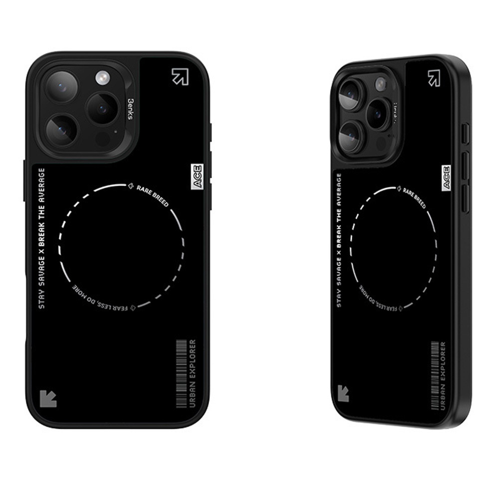 Benks-Dynamic-Minimalist-telefontok-iPhone-16-Pro-–-fekete-3