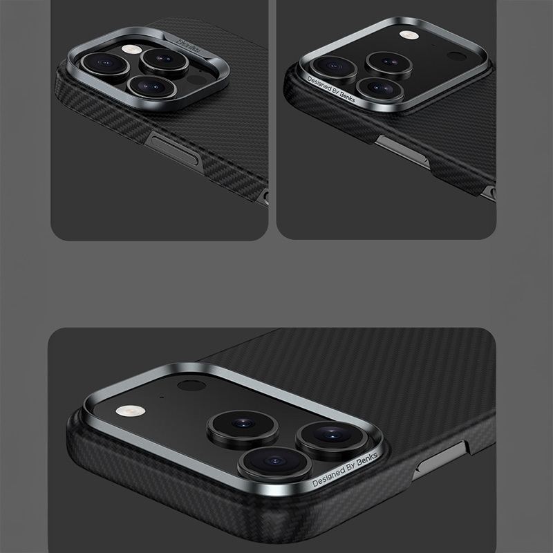 Benks-Magnetic-Armor-Air-Kevlar-Metal-Frame-600D-telefontok-iPhone-17-Pro-Max-–-fekete-8