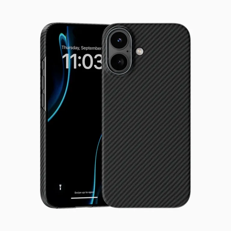 Benks Magnetic Armor Air Kevlar Metal Frame 600D telefontok iPhone 17 – fekete
