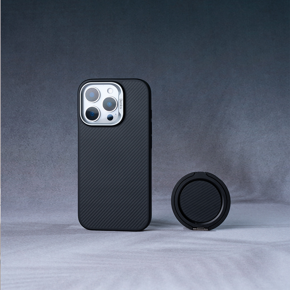 Benks-Magnetic-Armor-Pro-Kevlar-Metal-Frame-600D-telefontok-iPhone-16-Pro-–-fekete-6