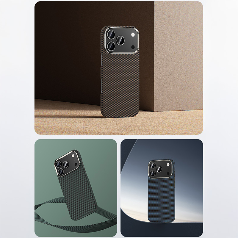 Benks-Magnetic-Armor-Tint-Kevlar-1000D-telefontok-iPhone-17-Pro-Max-–-arany-6
