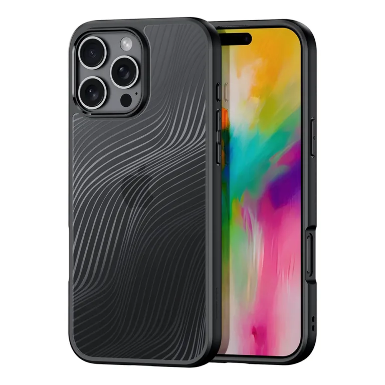 Dux Ducis Aimo telefontok átlátszó|fekete - iPhone 16 Pro Max