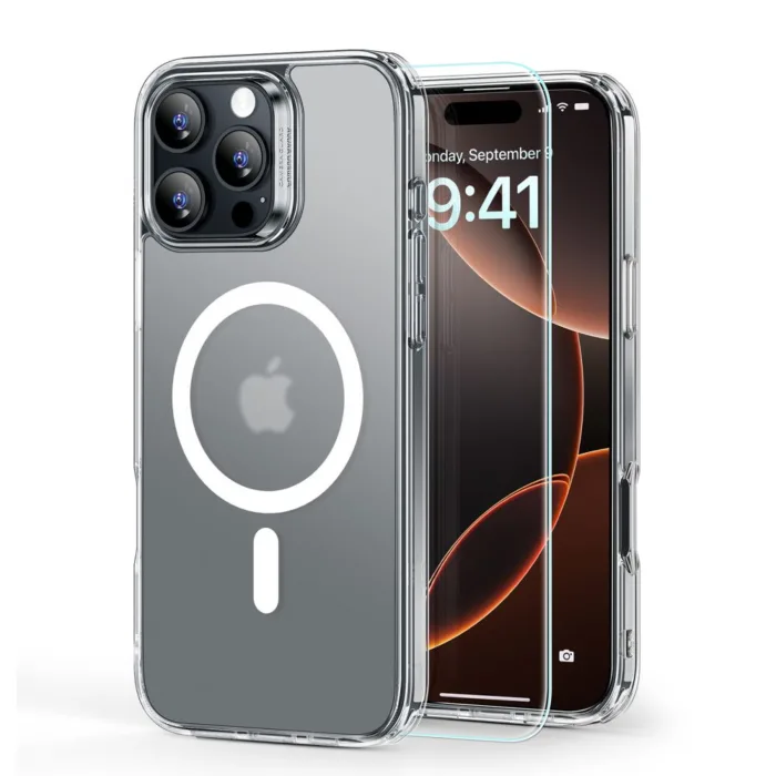 ESR Classic Hybrid Halolock MagSafe telefontok átlátszó - iPhone 16 Pro Max