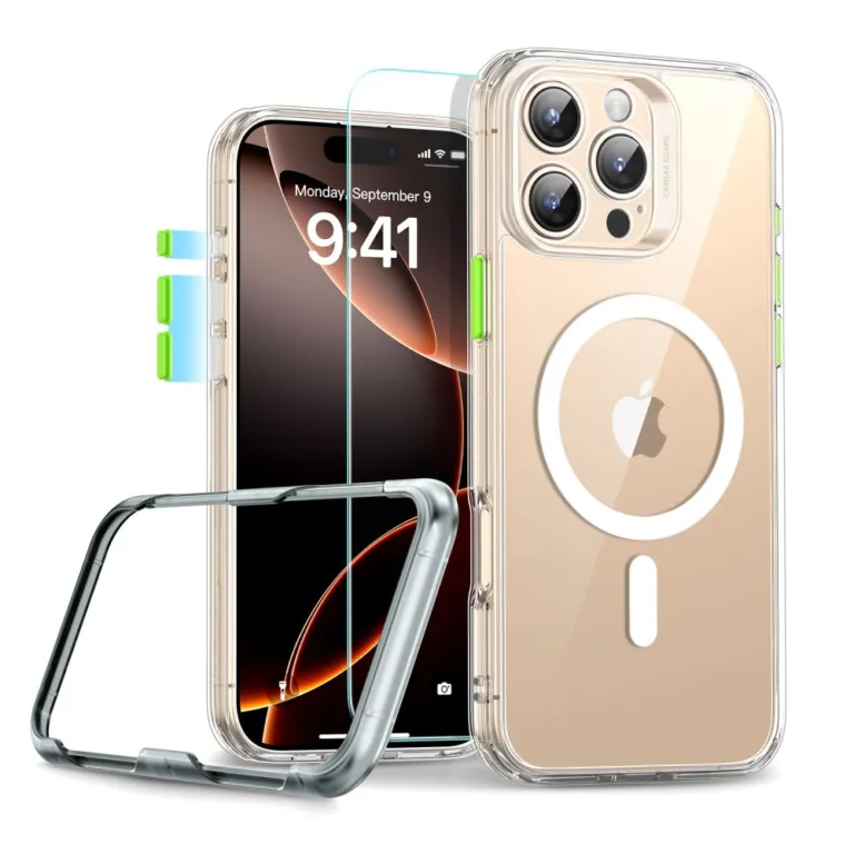 ESR Classic Pro Set telefontok átlátszó - iPhone 16 Pro Max