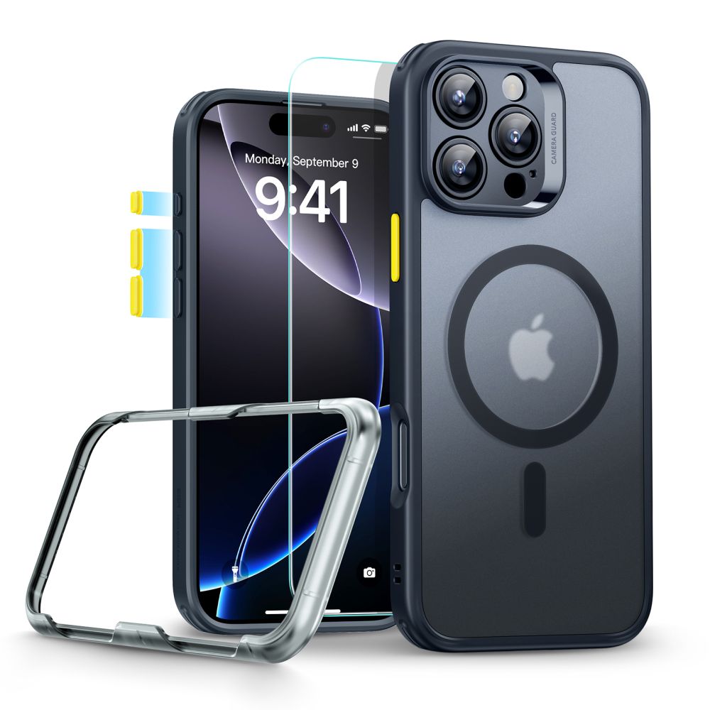 ESR Classic Pro Set telefontok fekete - iPhone 16 Pro ESR Classic Pro Set telefontok fekete - iPhone 16 Pro