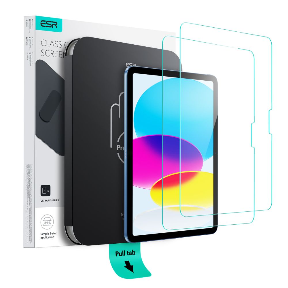 ESR UltraFit üvegfólia (2 db) iPad 10.9" (2022