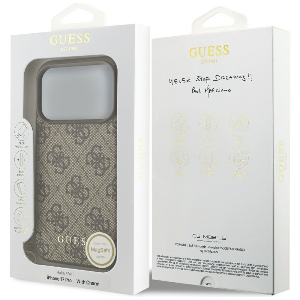 Guess-4G-Charms-Collection-telefontok-barna-iPhone-17-Pro-6