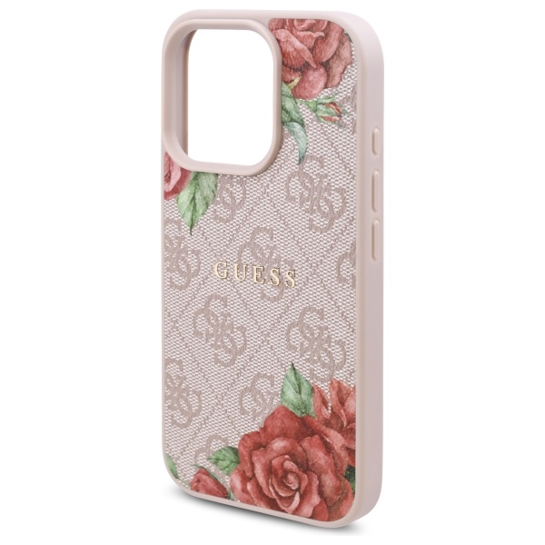 Guess-4G-Flowers-Print-MagSafe-telefontok-rozsaszin-iPhone-16-Pro-Max-5