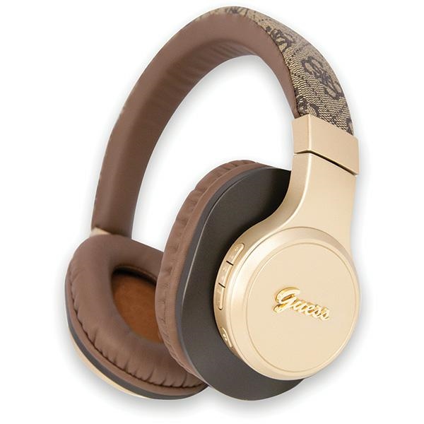Guess 4G Script Bluetooth on-ear fejhallgató – barna