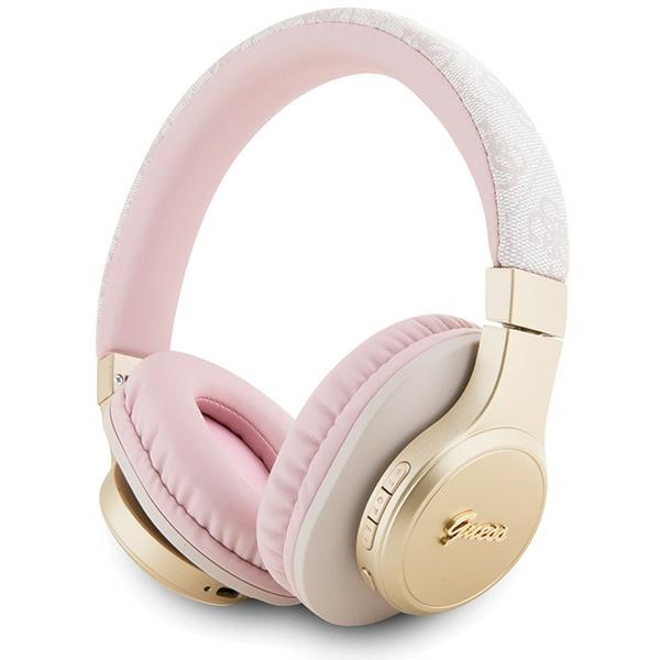 Guess 4G Script Bluetooth on-ear fejhallgató – rózsaszín