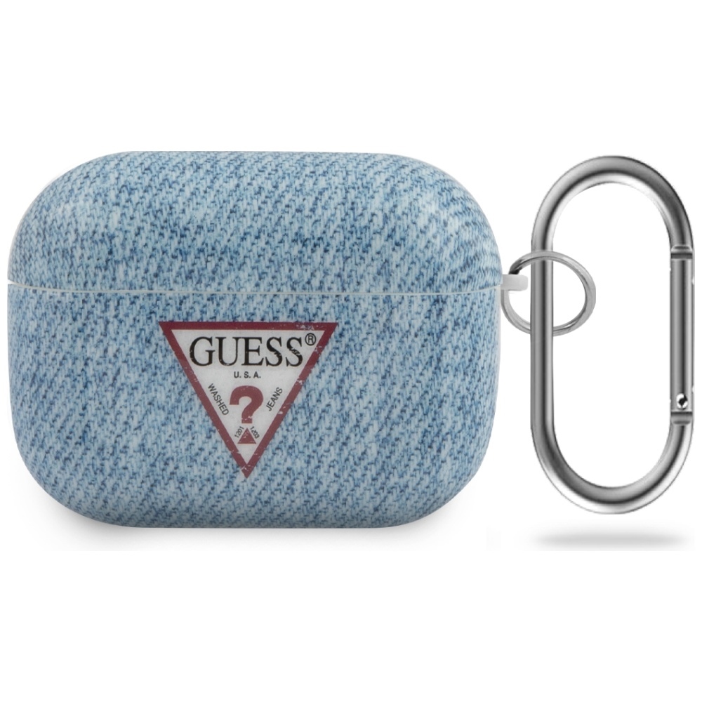 Guess AirPods Pro tok – Jeans Collection – világoskék Guess AirPods Pro tok – Jeans Collection – világoskék